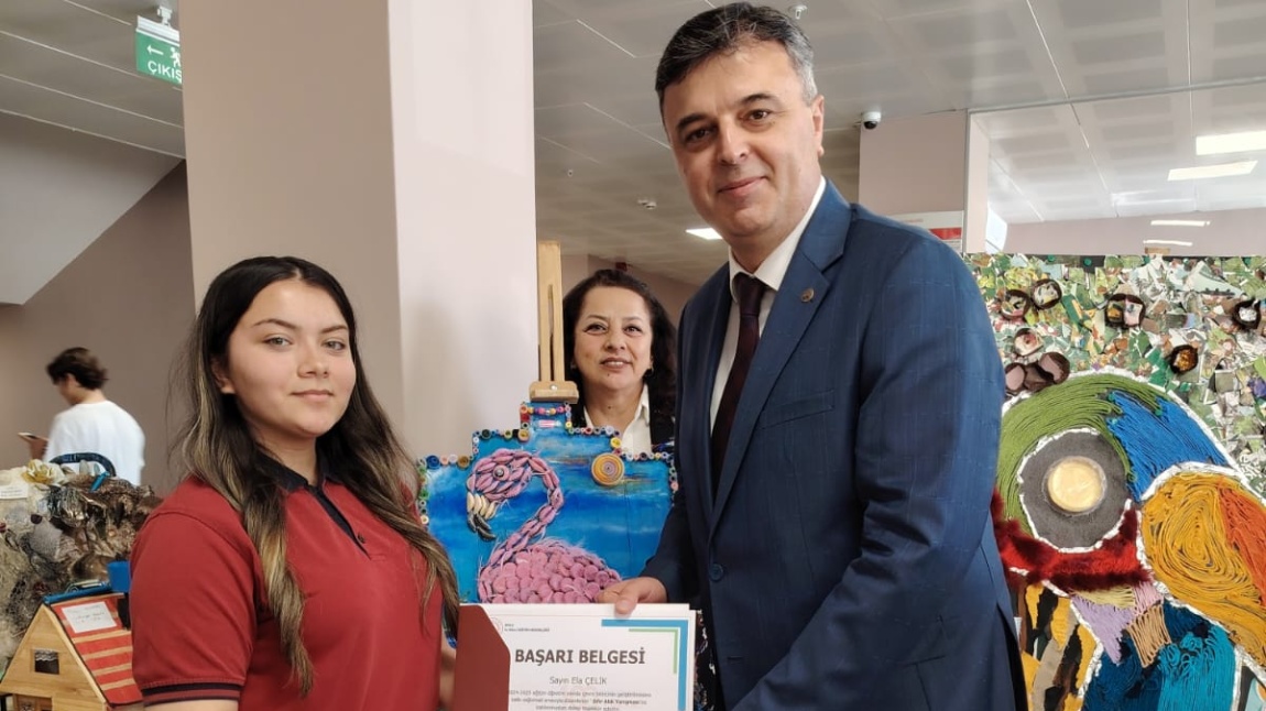 ÖĞRENCİMİZ SIFIR ATIK YARIŞMASINDA BOLU 1.Sİ OLDU
